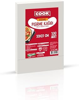 COOK EDT Kesilmiş Pişirme Kağıdı 33cm x 27cm - 100 Yaprak