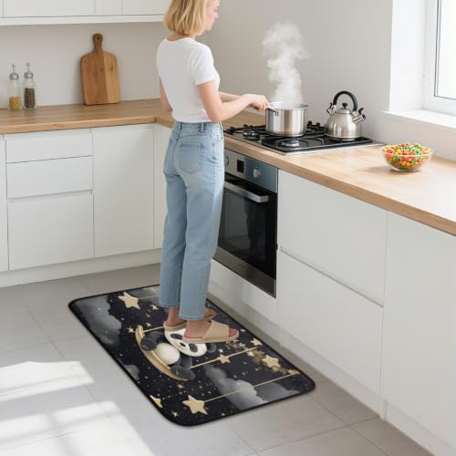 Tapis de cuisine panda devant évier et buanderie maison - 3