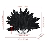 Zoom IMG-1 misppro mezza faccia piuma artificiale Zoom IMG-1 misppro mezza faccia piuma artificiale