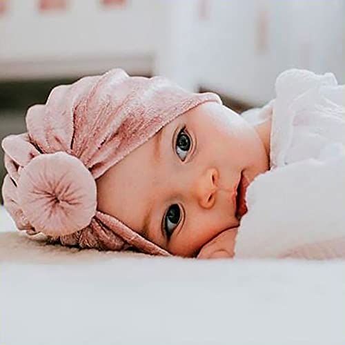 Dreshow Turban Hat For Baby Infant Cap Hats With Bow Knot Soft Cute Nursery Beanie #TOP1