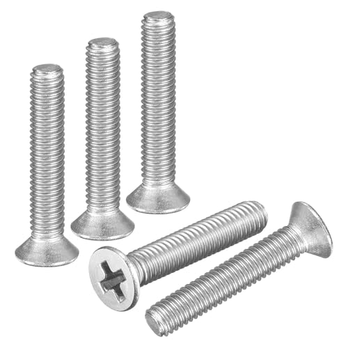 Vis machine à tête plate Phillips #3-48x3/4" acier 304 25pcs
