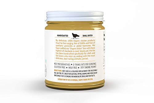Fatworks, Organic Chicken Fat (Schmaltz), Ultimate Cooking Oil For Gourmet Frying And Baking. Hormone, Antibiotic Free, Whole30 Approved, Keto, Paleo, 2- 7.5 Oz. Jars #TOP1
