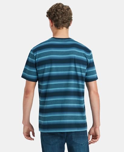 Image of Jockey 2715 Men Super Combed Cotton Rich Striped Round Neck Half Sleeve T-Shirt