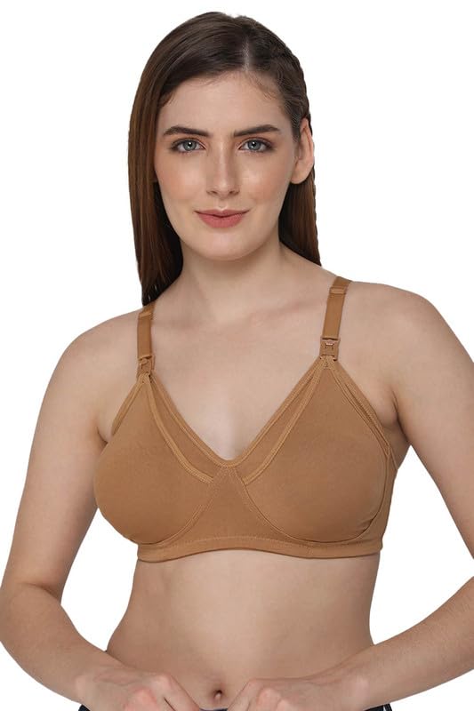 intimacy lingerie Intimacy Nursing Maternity Feeding Bra with Front Opening and Adjustable Straps Seamless Non-Wired Non-Padded Medium Coverage Comfortable Support Bra for Women-picture-12
