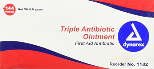 Dynarex Triple Antibiotic Ointment, 0.9g Packets, Box/144