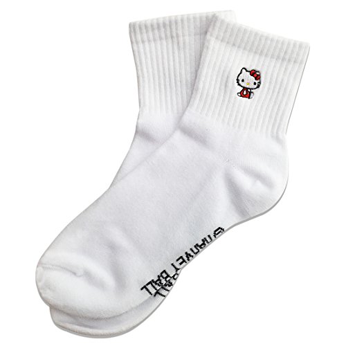 サンリオ ワンポイント刺繍ソックス ハローキティ 約23㎝〜25㎝ HKSOC699J