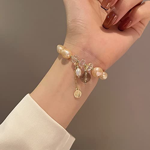 Bracelets à brins de perles d'eau douce naturelles style bohème chic - 4