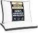Lux Decor Collection Gusseted Quilted Bed Pillows - Set of 2 Premium Bed Pillows for Side Sleepers and Back Sleepers - 2 Pack (King Size, Grey/Gray Gussets)
