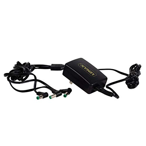 Lemax 94566 4.5Volt Black Adaptor with 3 prongs