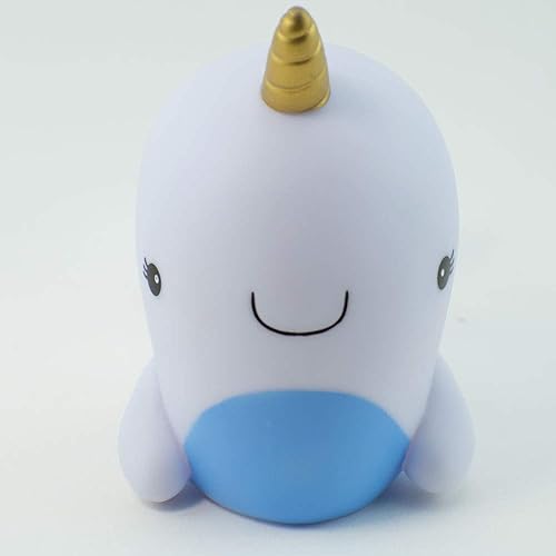 Miniatura 4 de Alpen Glow Products Narwhal - Alcancía con forma de narval (narval de plástico para almacenar dinero, monedas, Miz) (1 narval por paquete)