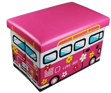 Stool Love Bus Foldable Original GMMH Toy Chest/Storage Box