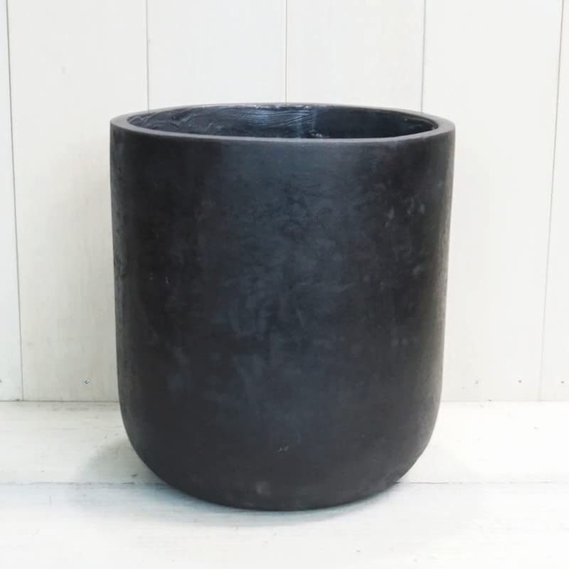 Amazon | 鉢カバー おしゃれ 大型 セメント エルバ M＜ 37cm 12
