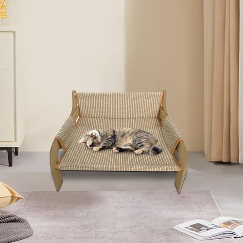 Sofá para gatos y perros pequeños Dtaigou con cama elevada transpirable 8