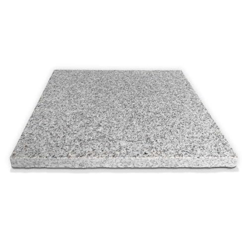 Image of Stonewise Silver Grey Granite 600x600 Paving Slabs – Full Pack (45 Slabs), Durable Natural Stone for Patios, Pathways & Garden Landscaping