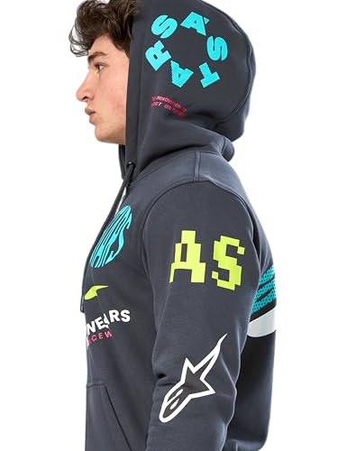 Sweatshirt à capuche homme Alpinestars Variegate pull casual noir - 4