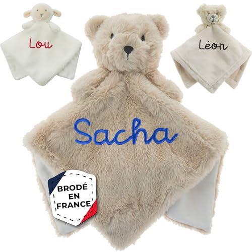 KDO MAGIC Doudou Ourson personnalisé avec Une Broderie