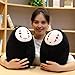 jingru Divertidos Juguetes De Peluche De El Viaje De Chihiro Sin Rostro Fantasma Kaonashi Muñeco De Peluche Suave Almohada Regalo para Niños 2 Uds 38Cm