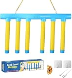 Reflex Game Falling Sticks,Hand Speed Challenge Game,Falling Sticks Reaction Training Tool,Hand Eye Coordination Reaction Training Toy, Adjustable Speed (Yellow)