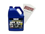 Cyclemax One Pack compatible with Yamaha Yamalube Marine 20W-40 4-Stroke Engine Oil LUB-20W40-FC-04 Contains One Gallon and a Funnel