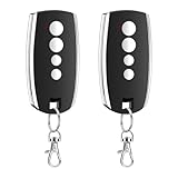 433.92MHz Telecommande Portail, 4 Canaux Telecommande Porte de Garage Compatible avec King Gates STYLO2K STYLO4K Stylo, Codes Roulants Bip De Porte De Garage, Lot de 2