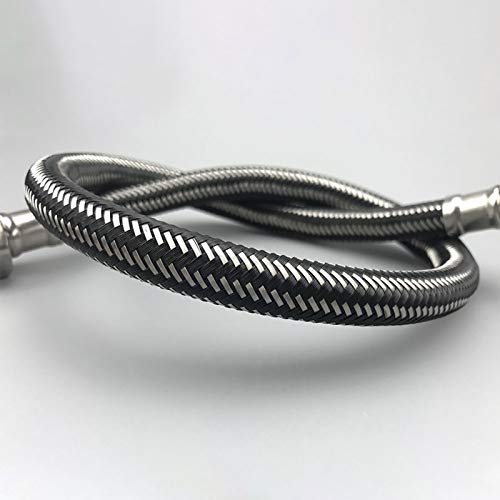 304 Stainless Steel Braided Hose Flexible Drain Pipe Sink Basin Pipe Hose Water Plumbing Pipe for Toilet Taps - Image 4