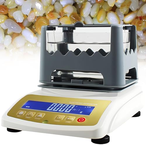Complete Precious Metal Analyzer and Density Test Kit - Digital Electronic Purity Testing Machine, 1200g Capacity, 0.01g Accuracy for Gold, Silver, Platinum, Jewelry Analysis