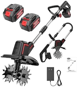 電動耕運機 家庭用 充電式 18-21 SK5マンガン鋼波型ブレード 家庭菜園