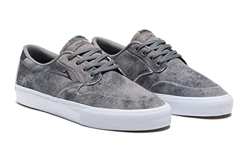 Lakai Riley 3, Skate Shoes, Grey Acid Suede, 5 #TOP5