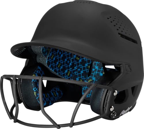 Rawlings | RX2 Series Fastpitch Softball Batting Helmet | Junior | Black