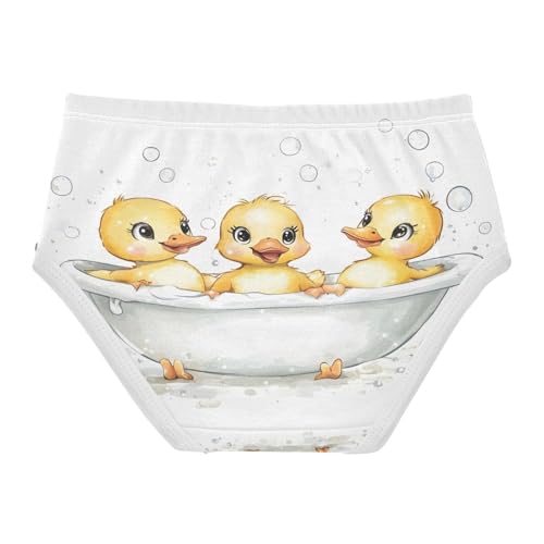 Cute Three Yellow Ducks Bathtub Toddler Girls's Underwear 2T 202b87102