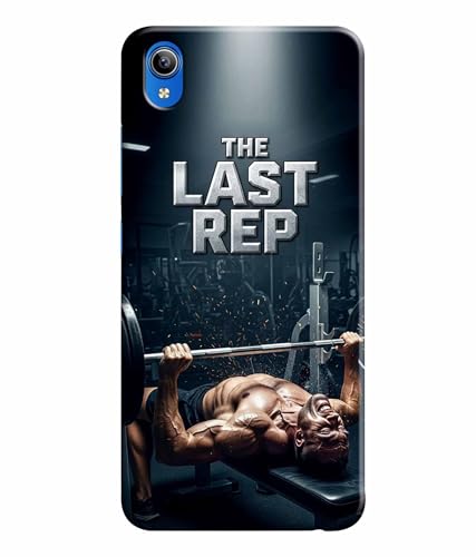 Image of Last Rep Gym Motivation Quotes Printed Hard Back Case Cover & Compatible for Vivo Y90 / Vivo Y90i (Multicolor) - D1808
