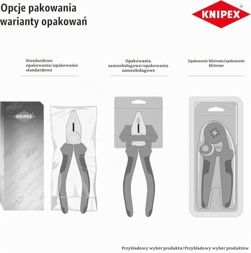 KNIPEX CoBolt Kompaktowe szczypce tnące przegubowe z tworzywa sztucznego, powlekane 200 mm, 71 21 200