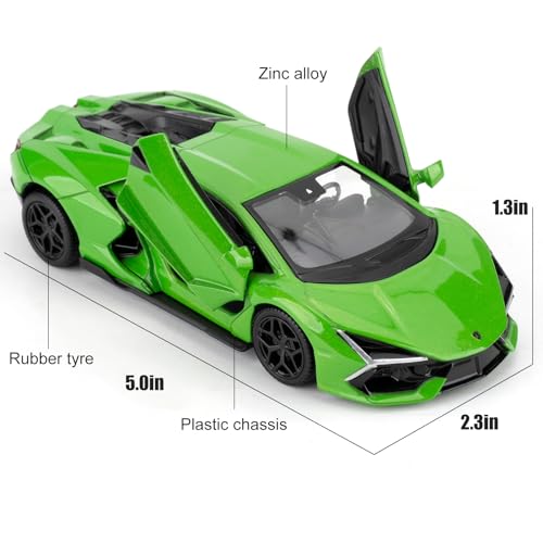 Auto de juguete Lamborghini Reventon 1:36 verde miniatura 2