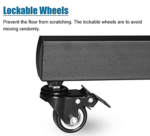 Soporte universal de TV para 32-65 pulgadas con ruedas miniatura 7