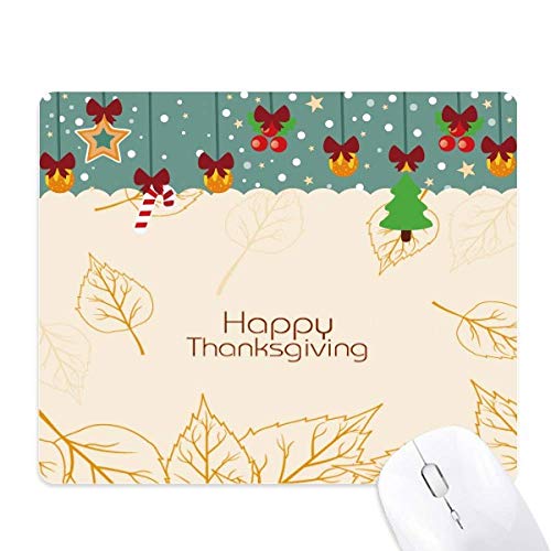 Tapis de souris antidérapant de Noël avec surface fluide pour souris optique