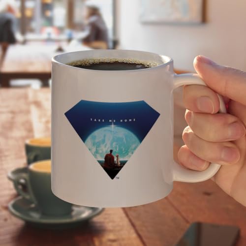 Taza de cerámica Superman Krypto Earth Shield 11oz blanco miniatura 4
