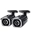 2- Pack of Lorex 8MP 4K IP Motorized Varifocal Zoom Bullet Security Camera LNB8973BW, 250ft IR Night Vision, 4X Zoom