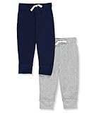 Carter's Baby Boys' 2-Pack Pants 12 Months Gray