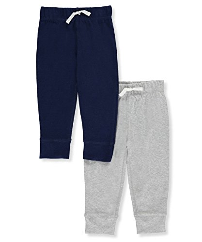 Carter's Baby Boys' 2-Pack Pants 12 Months Gray