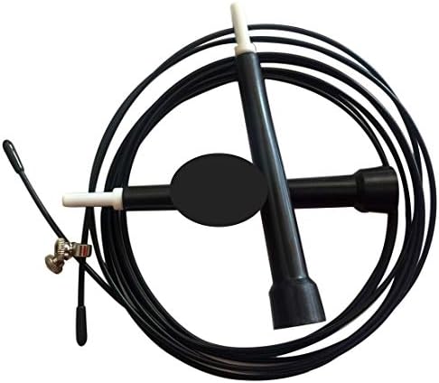 Reign Fitness CrossFit Jumping Rope For Men, Women & Children | Adjustable Skipping Rope With Ergonomic Handle Grip | Ideal For Cardio Workouts, Toning, Speed, MMA, Weight Loss, Double Unders & More