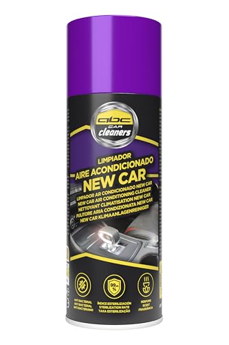 Abc Car Cleaners Nettoyant pour système de climatisation de voiture Arôme New Car. Antibactérien avec un taux de stérilisation de 99%. Arôme frais,...
