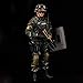 Scakbyer 12 Inch Action Figures Military Set, 1/6 Scale Action Figures Set with Weapons and Accessories - CH02 - Armed Police Soldier