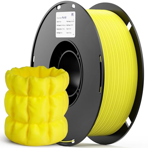 BIQU PLA Filament (Yellow), 1kg