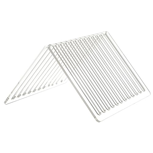 PRETYZOOM Vinyl Record Stand Holder Stylish Cd Display Rack for Home Office Organization Design for Albums Records and Supplies