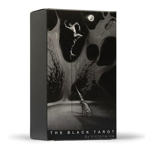 Da Brigh Black Tarot Deck - A Mystical Journey Through The Shadows, Featuring Gothic Artwork and Intuitive Symbolism for a Powerful Reading Experience Every Time