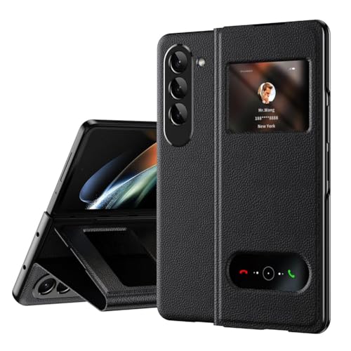 Étui en cuir pour Samsung Galaxy Z Fold 7 résistant chutes
