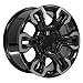 OE Wheels CV65 18 Inch Rims Fit Silverado 1500 ZR2 Style 6x139.7 18x8.5 Gloss Black Machined - Hollander 14089 (Set of 4)
