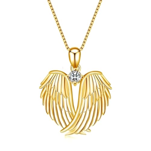 Collier ailes d'ange en argent 925 : bijou de haute qualité pour femme