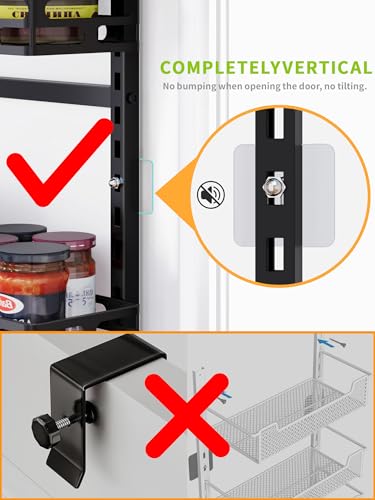 NQW 9-Tier Over Door Pantry Rack, Heavy Duty Metal Organizer for Kitchen - image 6