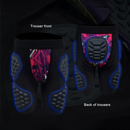 Girls Boys Padded Protective Shirts and Short Set Kids Paddded Compression Shirts for Football Paintball Baseball3